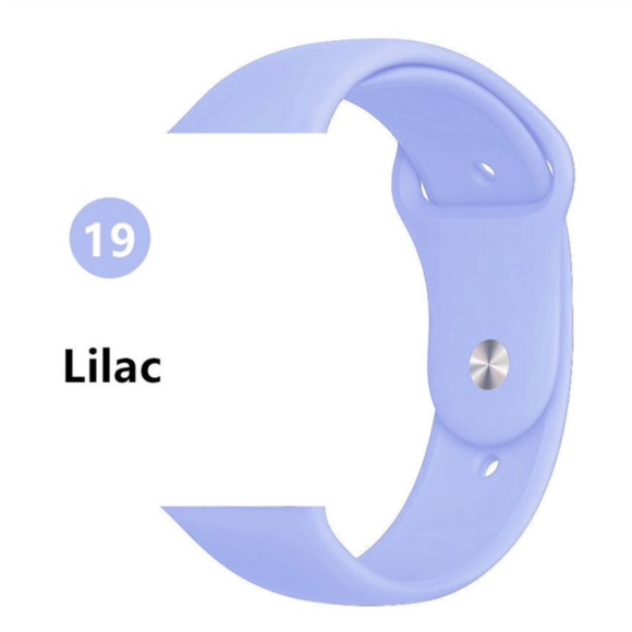 Accessories - NEW LILAC Silicone Band For Apple Watch